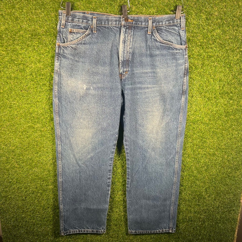Dickies Relaxed Fit Straight Leg Blue Denim‎ Jeans 40x30 Mens Workwear 9393RNB